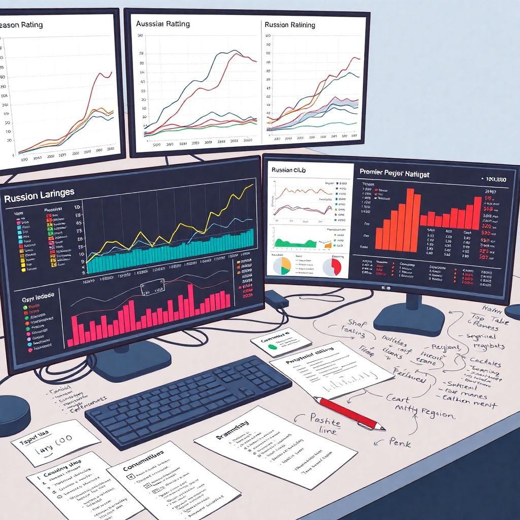 Рейтинг российских клубов по сезонам: анализ динамики результатов
