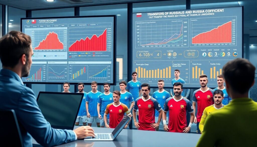 Новости трансферов россиян в зарубежные клубы и их влияние на рейтинг России - иллюстрация