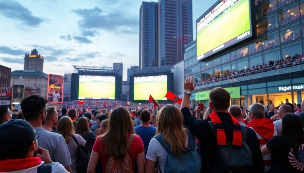 Фан-зона: анализ реакции болельщиков на международные выступления сборной - иллюстрация