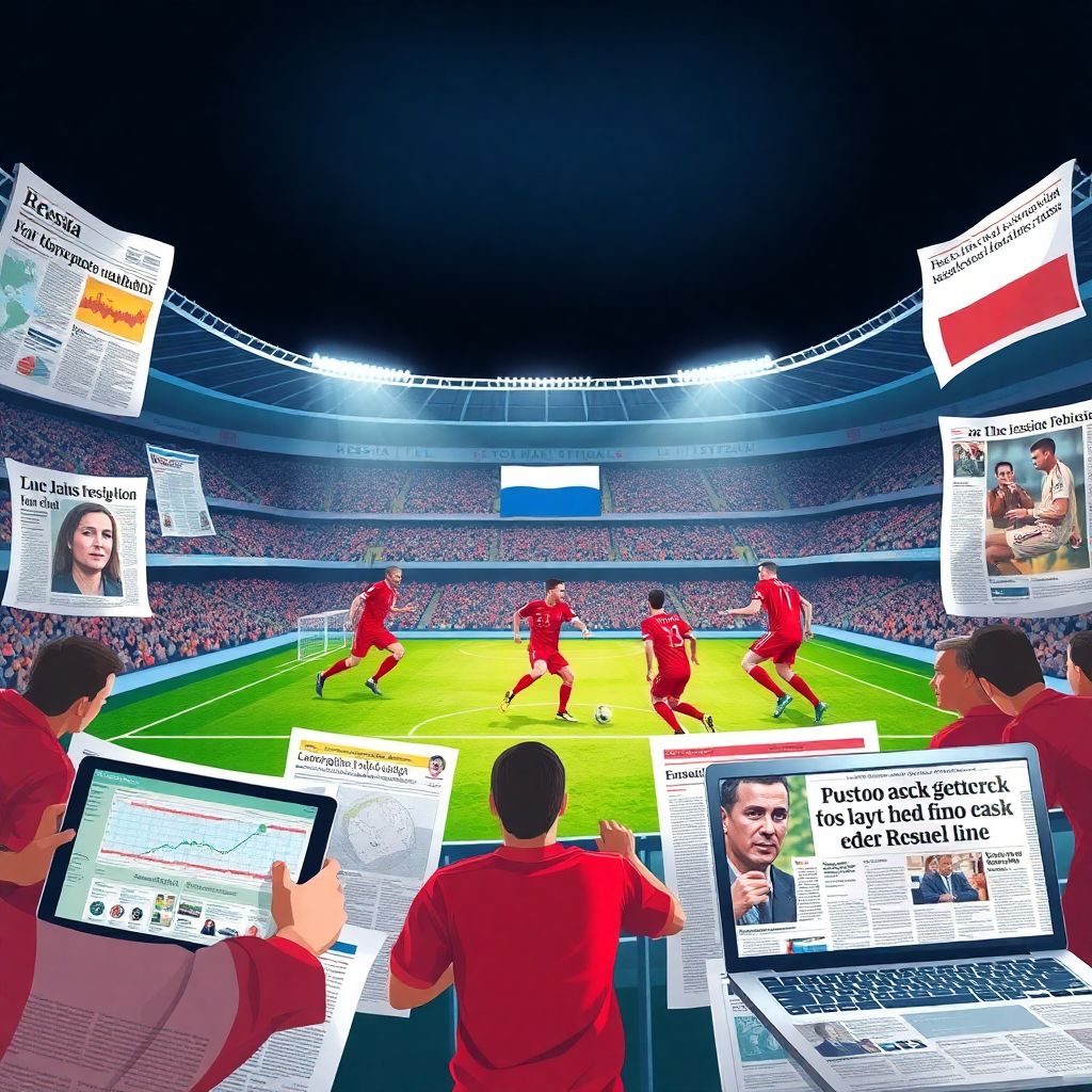 Россия и глобальная футбольная пресса: как мировые СМИ освещают матчи сборной