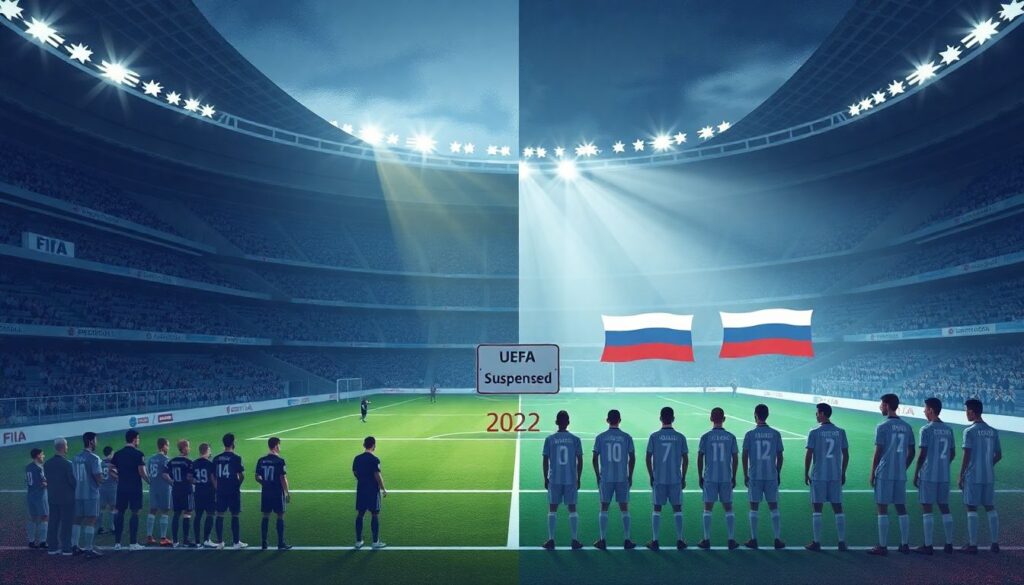 Ключевые споры вокруг участия России в международных турнирах после санкций - иллюстрация