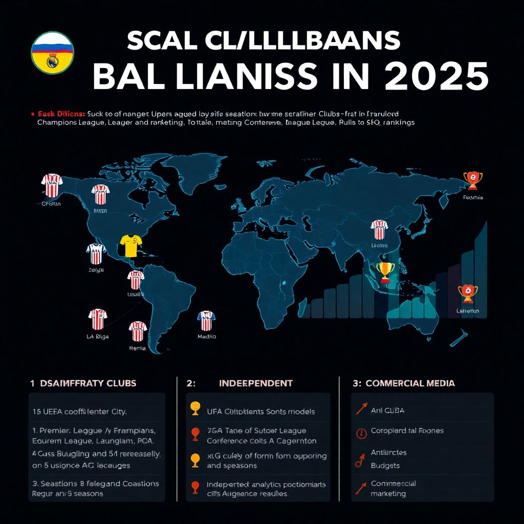 Глобальные рейтинги футбольных клубов и место России в мировых таблицах