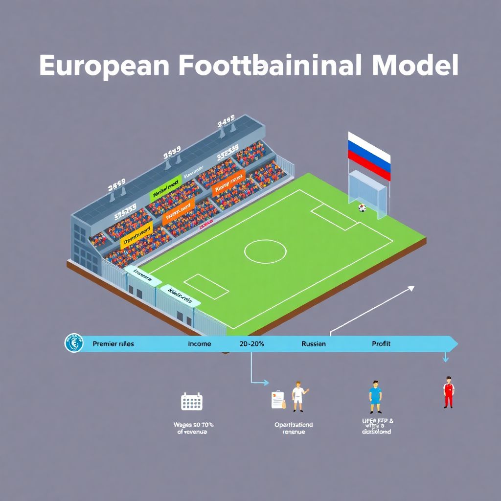 Сравнение финансовых моделей европейских и российских клубов в современном футболе