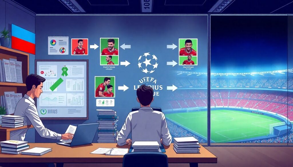 Влияние российских клубов на лигу чемпионов через таланты и финансирование - иллюстрация