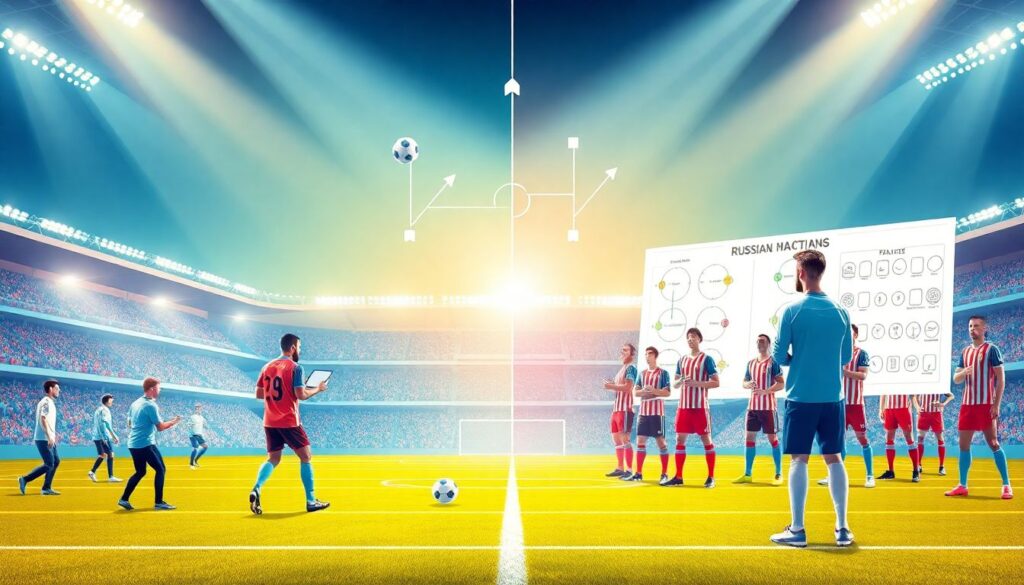 История и современные тенденции российского футбола в контексте международных турниров - иллюстрация