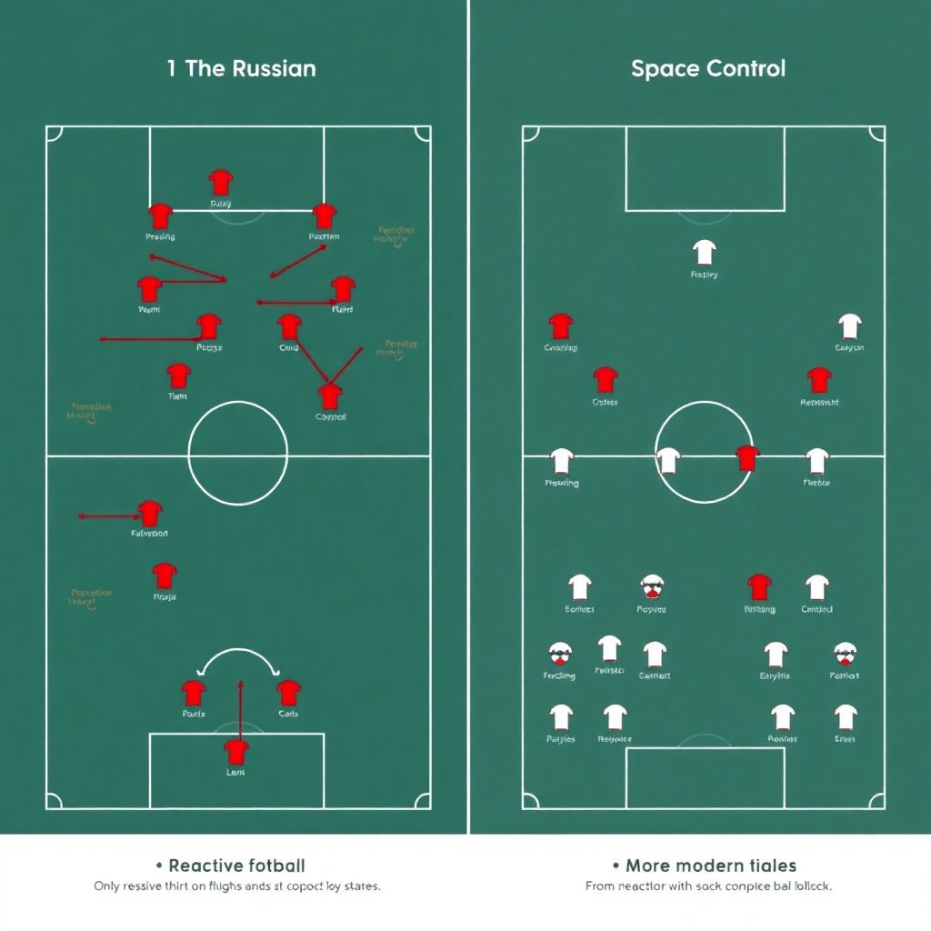 Как менялся стиль сборной России по футболу после смены тренеров