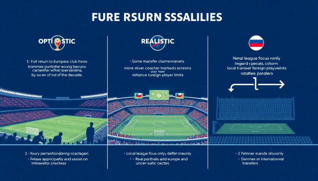 Прогнозы и сценарии: будущее российского футбола на международной арене - иллюстрация