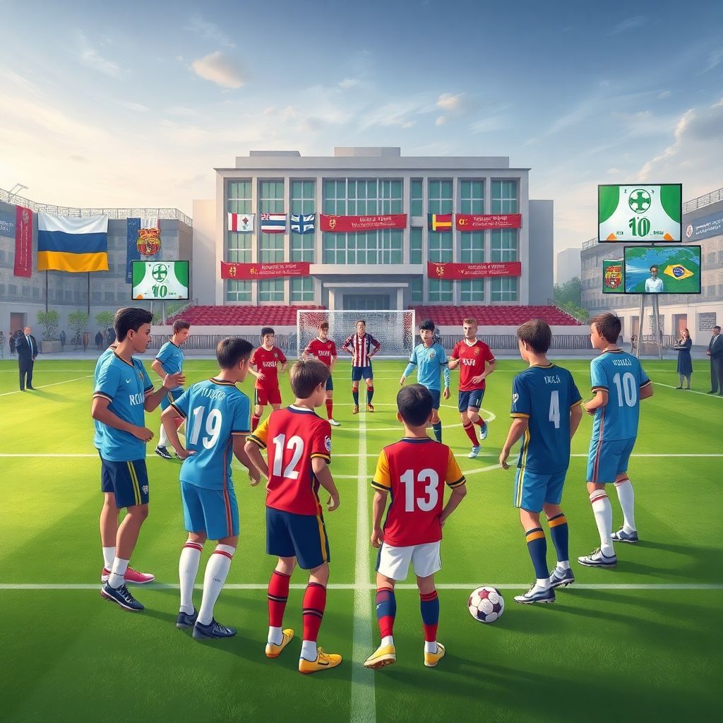 Российский футбол и его продвижение через международные школы и академии