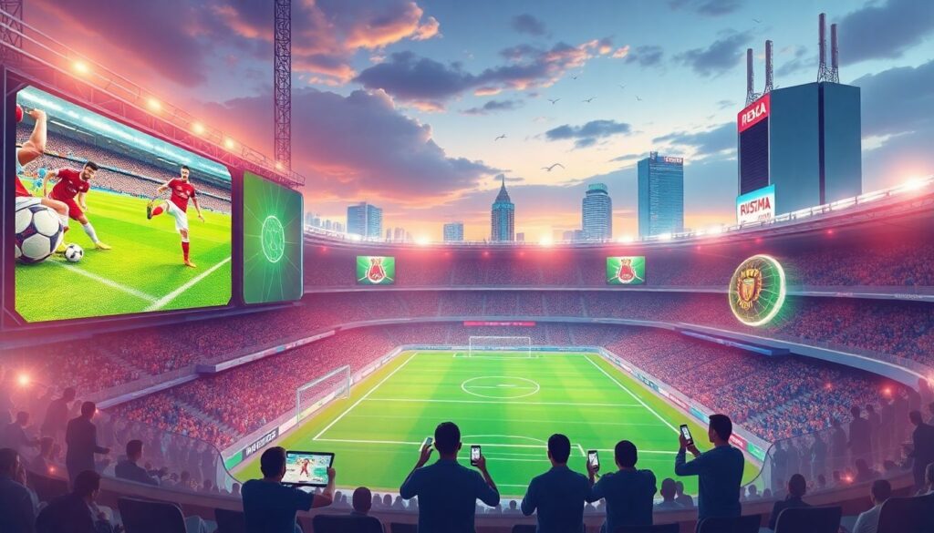 Сравнение телеком-поддержки футбола в России и Европе - иллюстрация