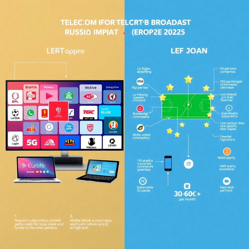 Сравнение телеком-поддержки футбола в России и Европе: ключевые различия и тренды