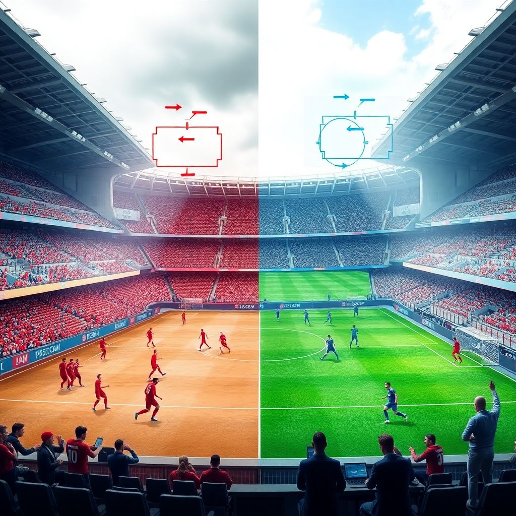 Сравнение стилей игры российских клубов и ведущих европейских команд