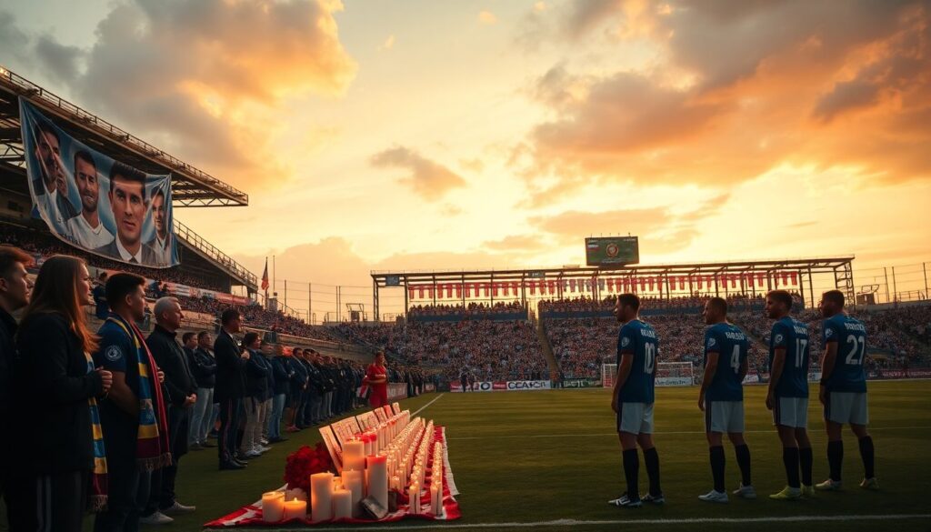 Матчи памяти и их роль в культуре российского футбола - иллюстрация