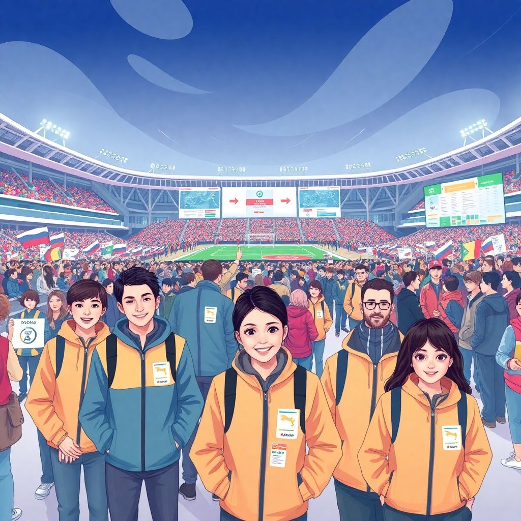 Аналитика и практика подготовки волонтеров на крупных спортивных турнирах России