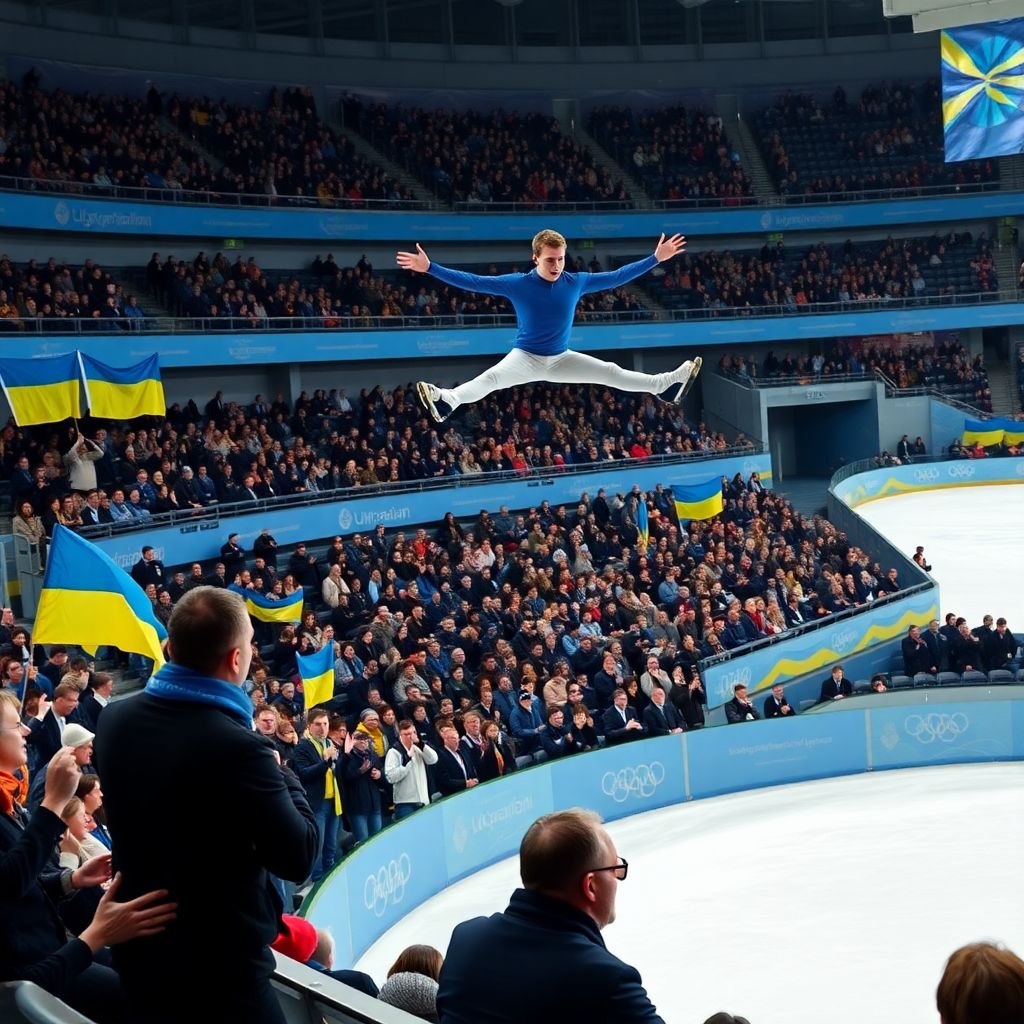 Гуменник в Милане: космическая разминка и аплодисменты с украинских трибун